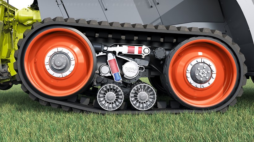 Surface de contact au sol réduite de 66 % - JAGUAR 900 HRC