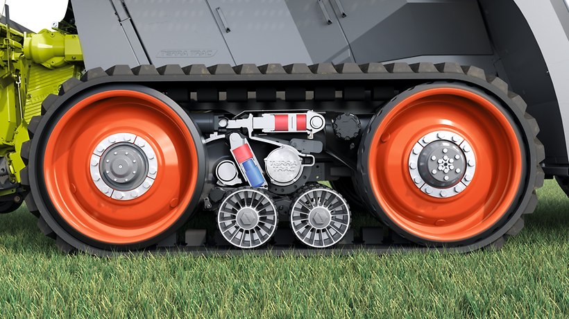 Surface de contact au sol totale de 100 % - JAGUAR 900 HRC