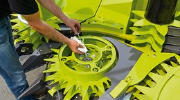 Jauge d'huile intégrée pour contrôler les niveaux d'huile - JAGUAR Outils frontaux