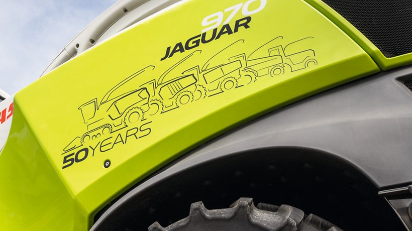Grand autocollant « 50 YEARS JAGUAR » -